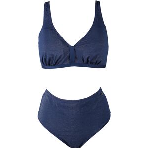 Bellissima GENOVA Bikini donna in lurex coppa C Bikini donna Blu taglia 54C