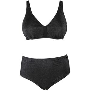 Bellissima GENOVA Bikini donna in lurex coppa C Bikini donna Nero taglia 50C