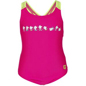 Arena Friends Swim Pro Back - costume intero - bambina Pink/Green 2/3