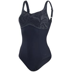 Speedo Contourlustre - Costume Intero - Donna Dark Blue 34 Eu