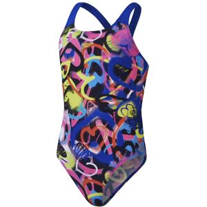 Speedo Digital Allover Powerback - costume intero - bambina Multicolor 7/8