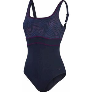 Speedo Shaping ContourEclipse Printed - costume intero - donna Dark Blue/Violet 42