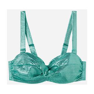 Calzedonia Fascia Leggermente Imbottita Costume Light Reflections Donna Verde 2