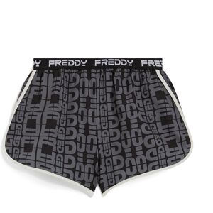 Freddy Short da mare modello da donna con stampa logo all over Nero Donna Extra Small