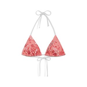 Freddy Top bikini a triangolo stampa floreale all over Rosso Corallo Donna Small