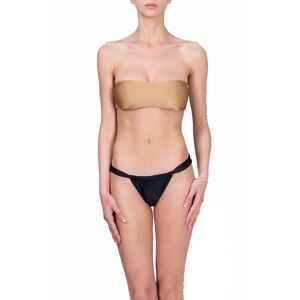 Effek Bikini Top Fascia Oro Nero Donna S