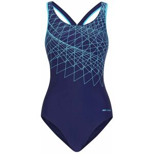 Hot Stuff Costume Intero Piscina Paula Navy Azzurro Donna L