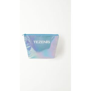 Tezenis Pochette con Zip in Plastica Riciclata Donna Blu Tamaño TU