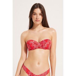 Tezenis Bikini Fascia Imbottita Bandana Rossa Family Donna Rosso Tamaño 2