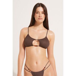 Tezenis Bikini Brassiere a Rete Cut-Out Lanzarote Net Donna Marrone Tamaño M