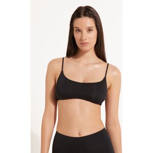 Tezenis Bikini Brassiere Imbottitura Estraibile Microfibra Riciclata Donna Nero Tamaño L