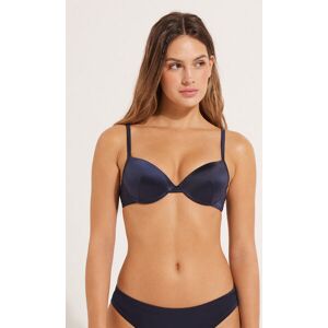 Tezenis Bikini Push-Up Imbottito Shiny Blu Mare Donna Blu Tamaño 3