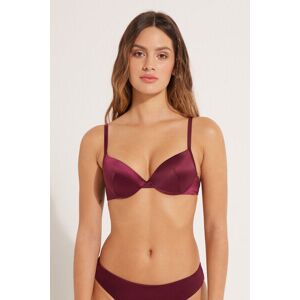 Tezenis Bikini Push-Up Imbottito Shiny Bordeaux Donna Rosso Tamaño 2