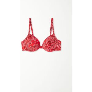 Tezenis Bikini Push-Up Imbottito Bandana Rossa Family Donna Rosso Tamaño 3