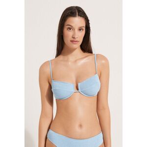 Tezenis Bikini Balconcino Scollato Wavy Azzurro Donna Azzurro Tamaño 3