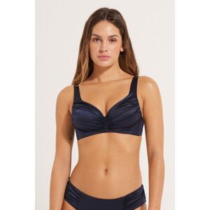 Tezenis Bikini Balconcino Imbottito Shiny Blu Mare Donna Blu Tamaño 2