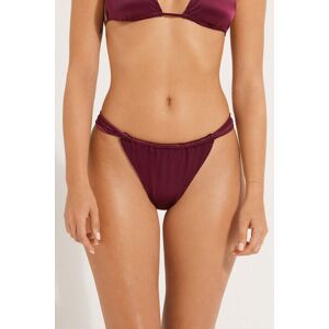 Tezenis Bikini Brasiliano Scorrevole Shiny Bordeaux Donna Rosso Tamaño L