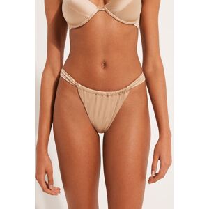 Tezenis Bikini Brasiliano Scorrevole Shiny Sabbia Oro Donna Naturale Tamaño M