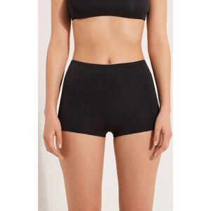 Tezenis Bikini Culotte Pantaloncino Microfibra Riciclata Donna Nero Tamaño XL