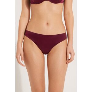 Tezenis Bikini Slip Classico Shiny Bordeaux Donna Rosso Tamaño L