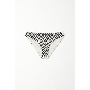 Tezenis Bikini Slip Classico Tribal Safari Donna Nero Tamaño XS