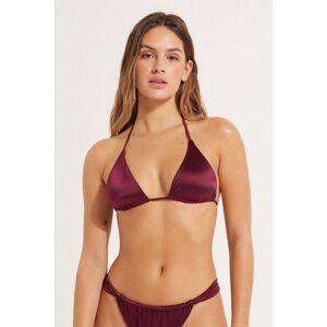 Tezenis Bikini Triangolo Coppe Estraibili Shiny Bordeaux Donna Rosso Tamaño 1