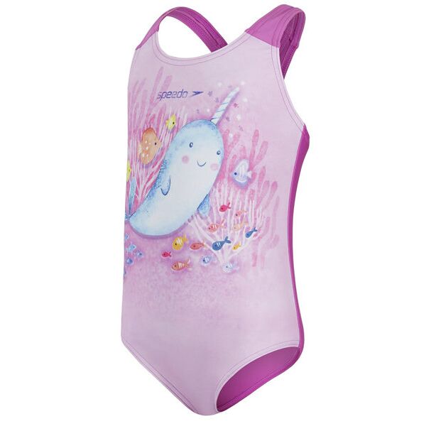 speedo digital placement - costume intero - bambina pink 9/12 m