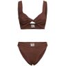 HUNZA G Set Bikini Juno Marrone 01