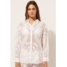 Calzedonia Camicia in Retina Ricamata Donna Bianco S