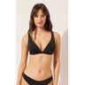 Calzedonia Triangolo Leggermente Imbottito Costume Indonesia Donna Nero 4