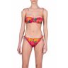 Effek Bikini Ferretto Fiorato Arancione Donna M