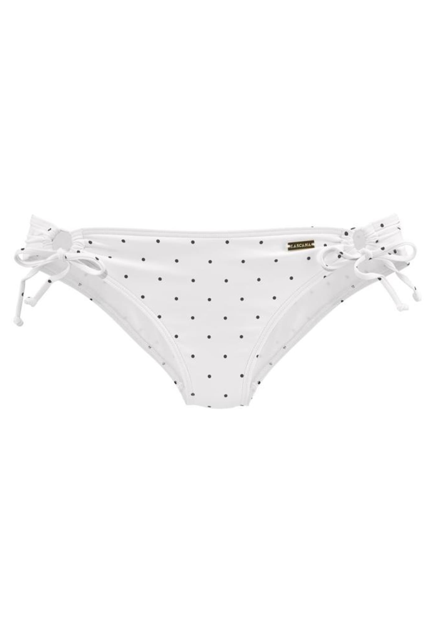 LASCANA Pantaloncini per bikini 'Sparkle' Bianco