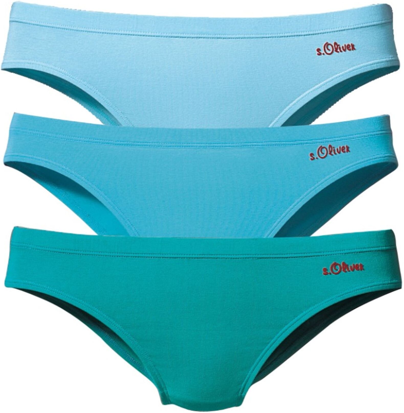 s.Oliver Slip Blu, Verde