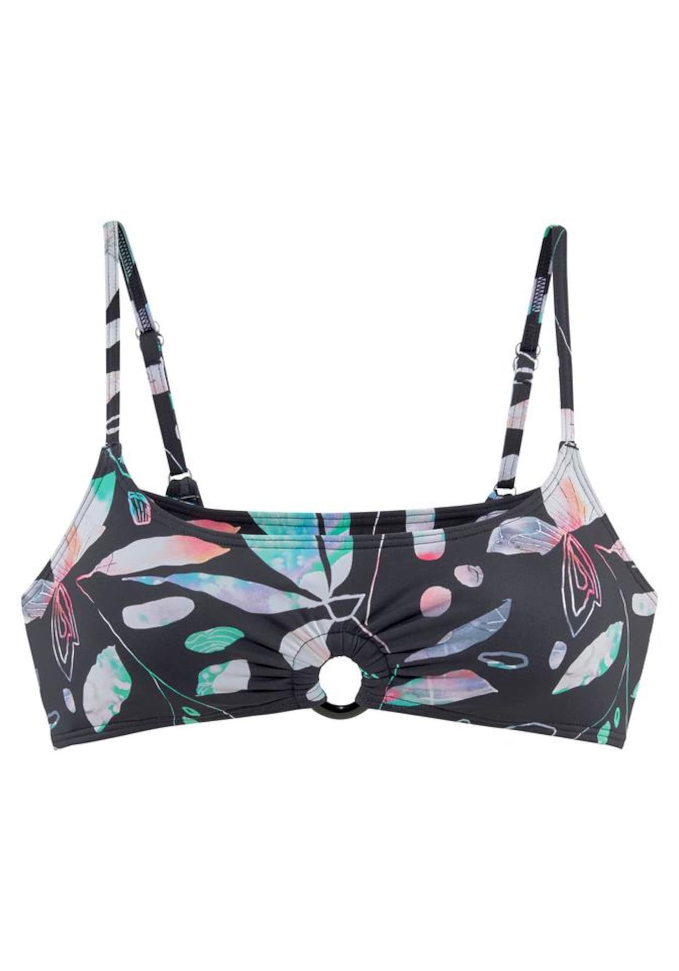 SUNSEEKER Top per bikini 'Leaves' Colori Misti