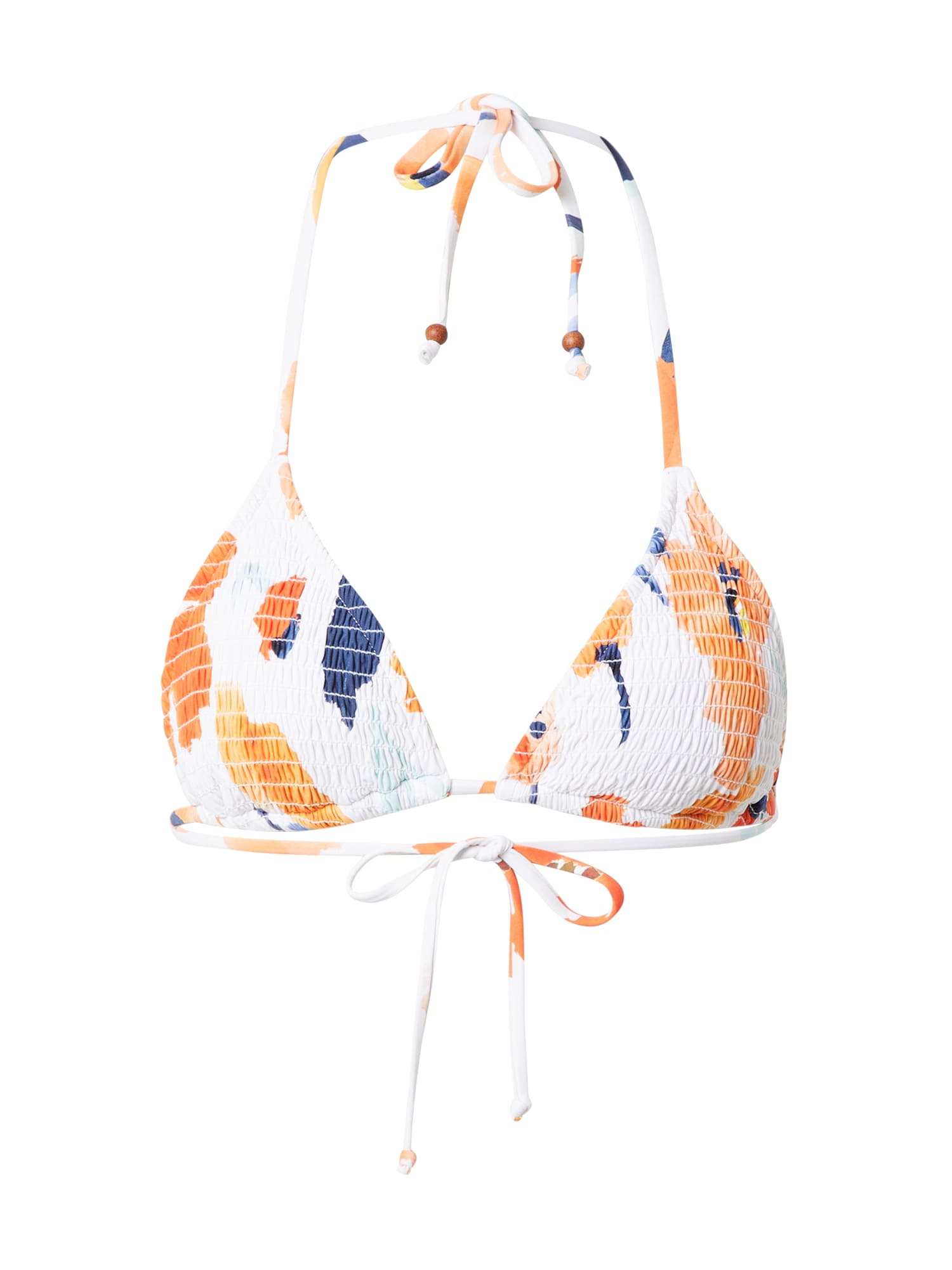 Seafolly Top per bikini 'Shirred Slide' Bianco