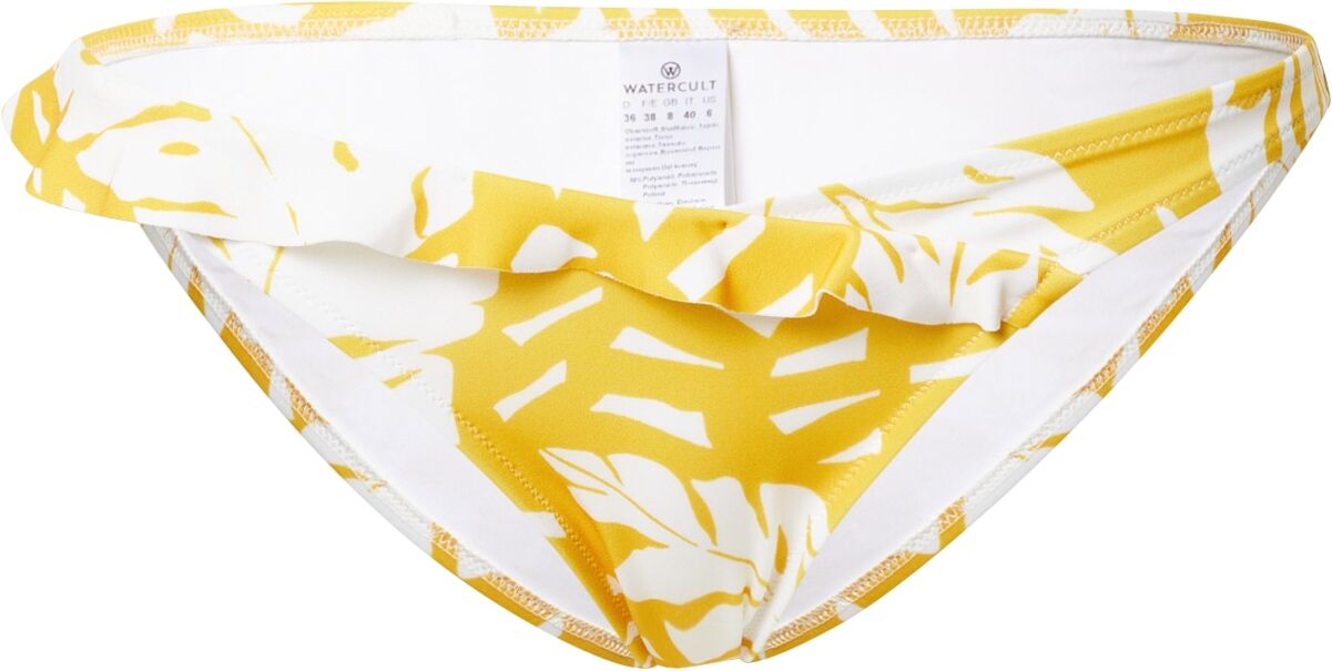 watercult Pantaloncini per bikini Bianco, Giallo