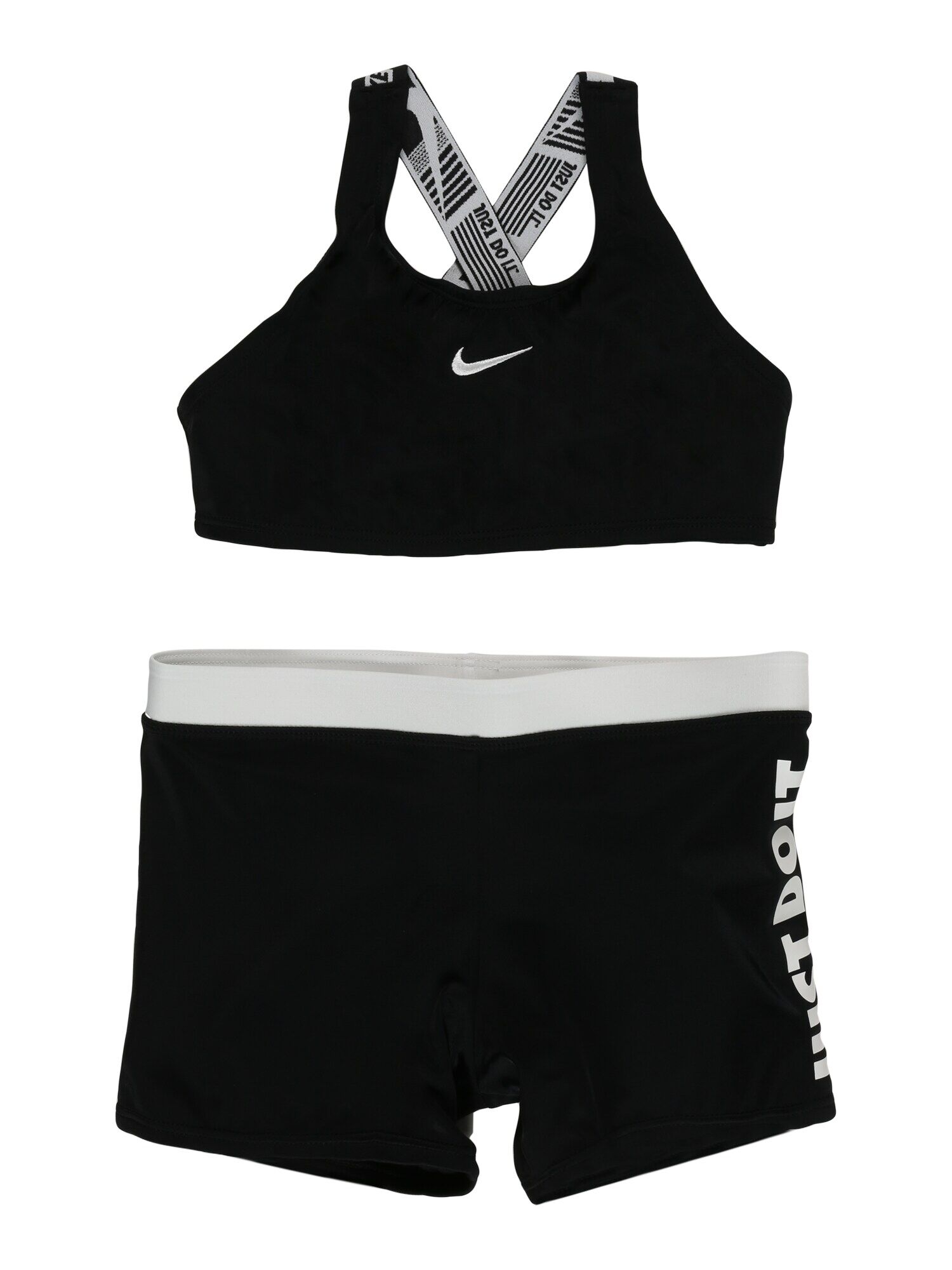 NIKE Abbigliamento da mare sportivo Nero