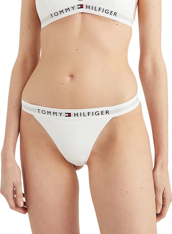 TOMMY HILFIGER Slip Bikini Donna Art Uw0uw04135 Colore Foto Misura A Scelta TH OPTIC WHITE