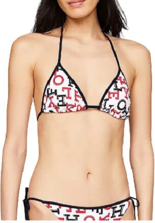 Tommy Hilfiger Bikini Donna Mare Art Uw0uw05314 TH OPTIC WHITE LARGE LOGO