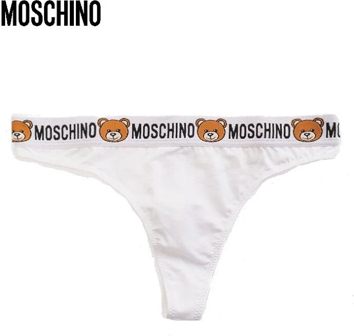 MOSCHINO Slip Donna Art A4762 9003 0001 Colore Foto Misura A Scelta BIANCO 3