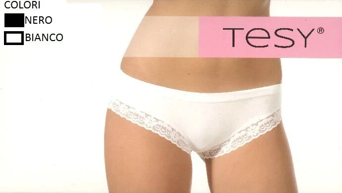 TESY 6 Slip Donna Art 95 Colore E Misura A Scelta BIANCO 4