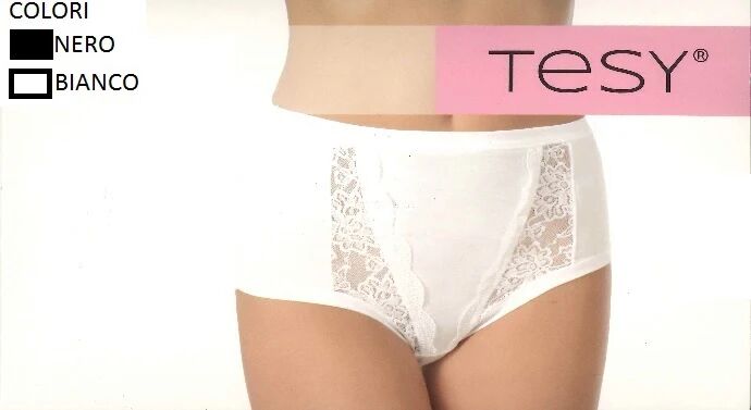 TESY 6 Slip Donna Art 98 Colore E Misura A Scelta BIANCO 4