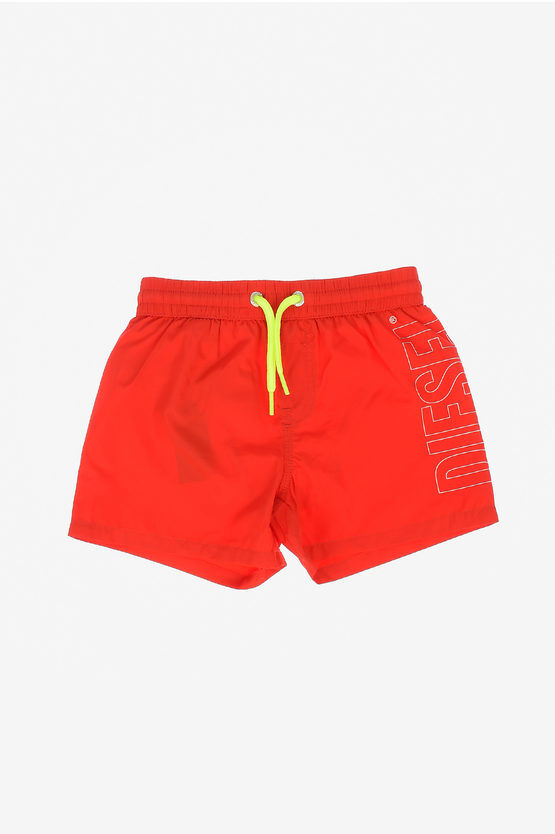 Diesel Costume da Bagno Boxer MBXSANDY con Stampa Logo taglia 4 A