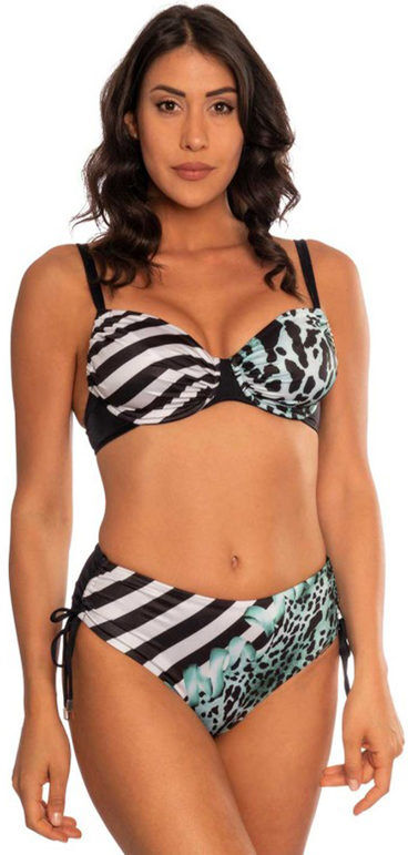 linea sprint Bikini donna con coppe imbottite e ferretto Bikini donna Nero taglia 44