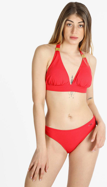 Bellissima Costume bikini donna a triangolo Bikini donna Rosso taglia 42