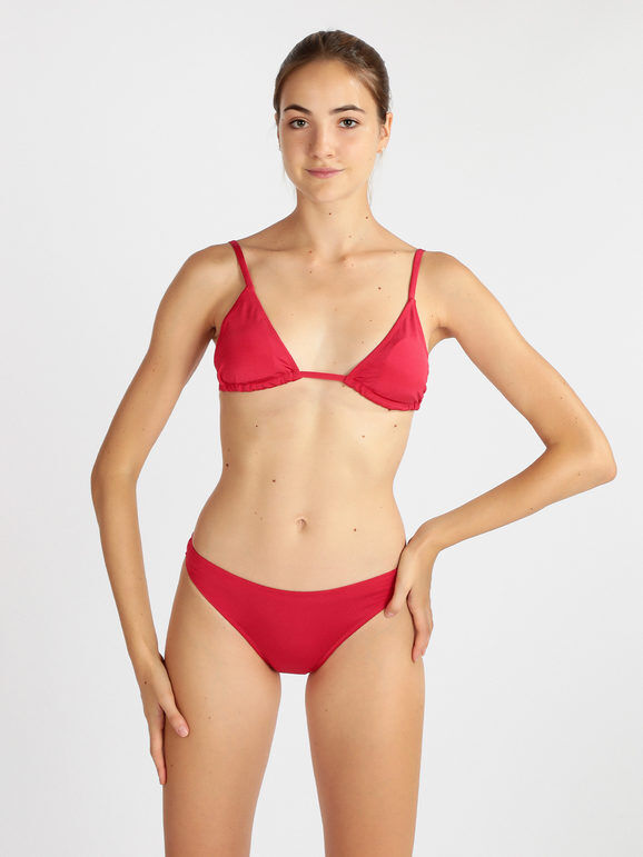 Brilliant Costume mare bikini a triangolo donna Bikini donna Rosso taglia 46