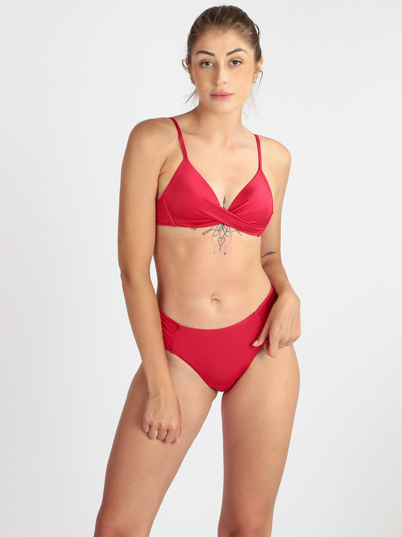 Brilliant Costume mare bikini donna a tringolo Bikini donna Rosso taglia 42