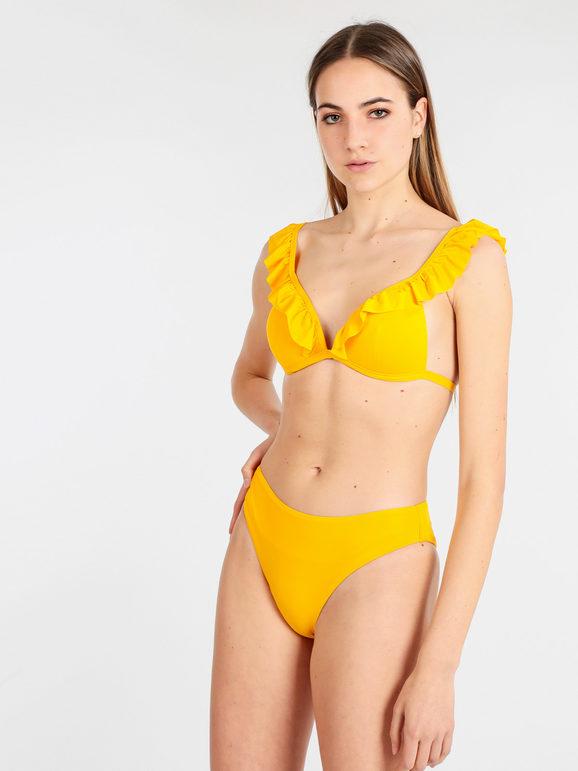 Brilliant Costume mare bikini donna imbottito Bikini donna Giallo taglia 42