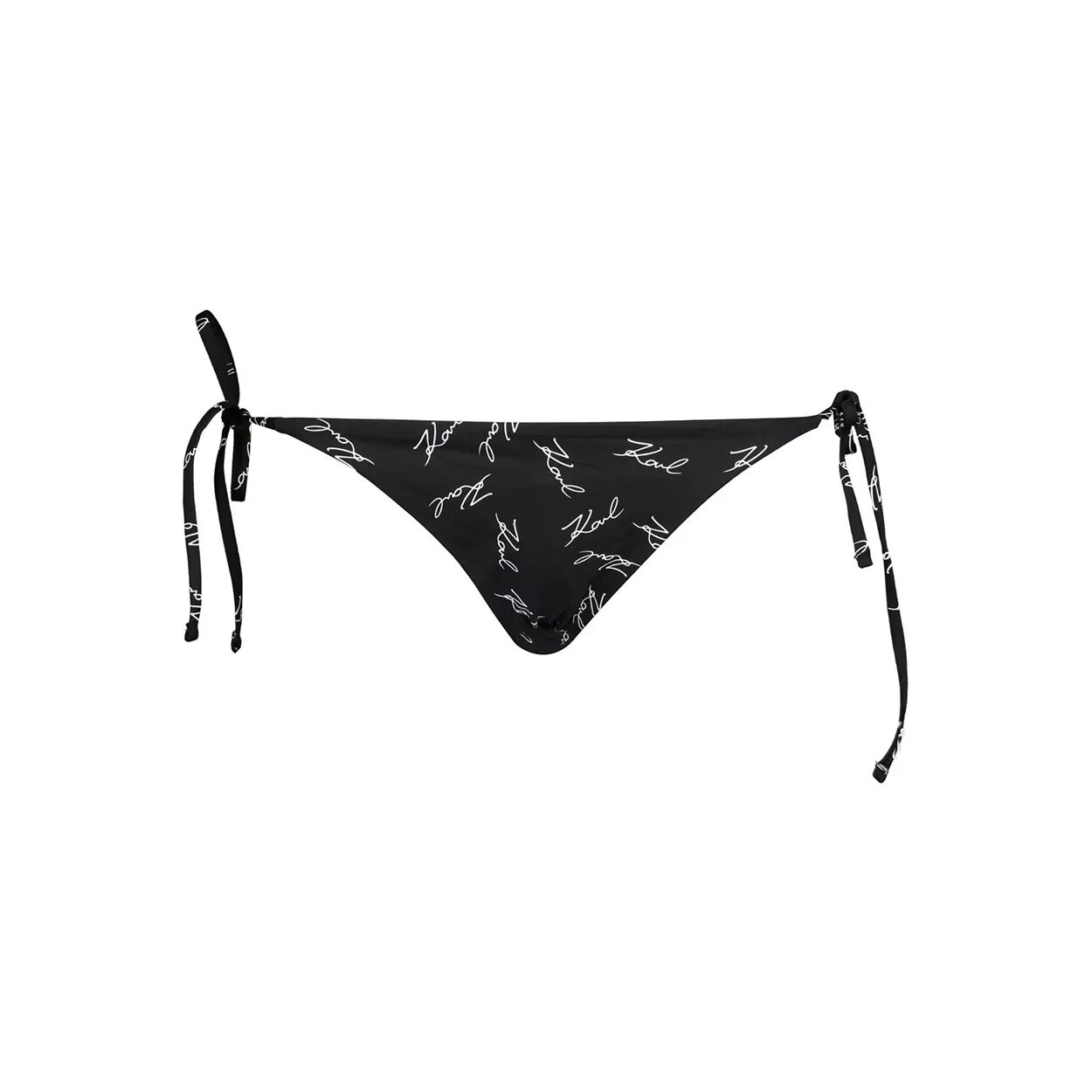 Lagerfeld Slip da mare nero con lacci