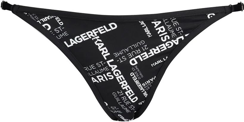 Lagerfeld Slip da mare con logo nero